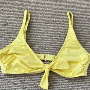 Yellow bikini top